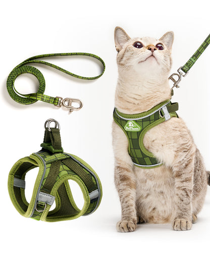 Step-in Escape Proof Cat Vest and Leash Set