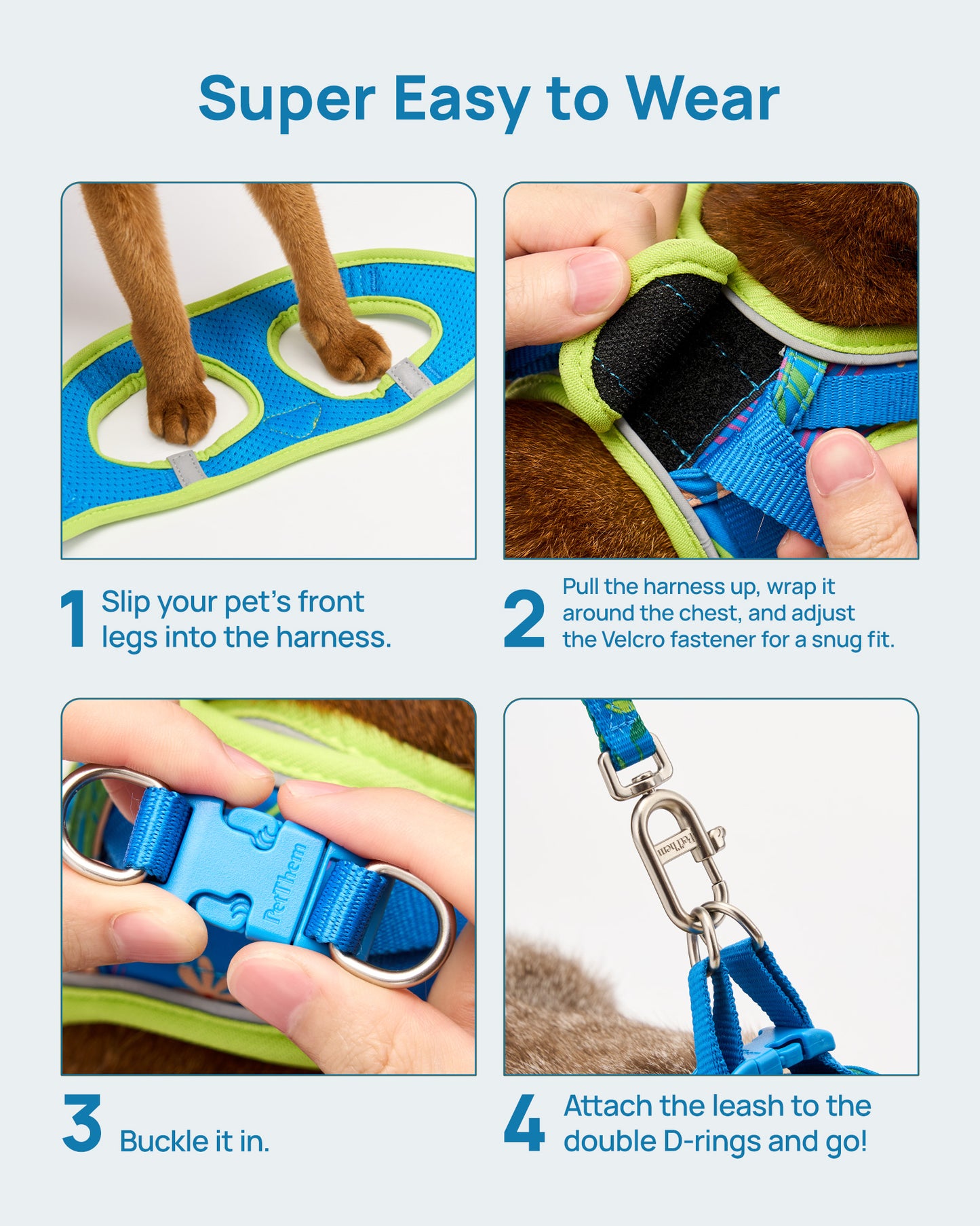 Step-in Escape Proof Cat Vest and Leash Set