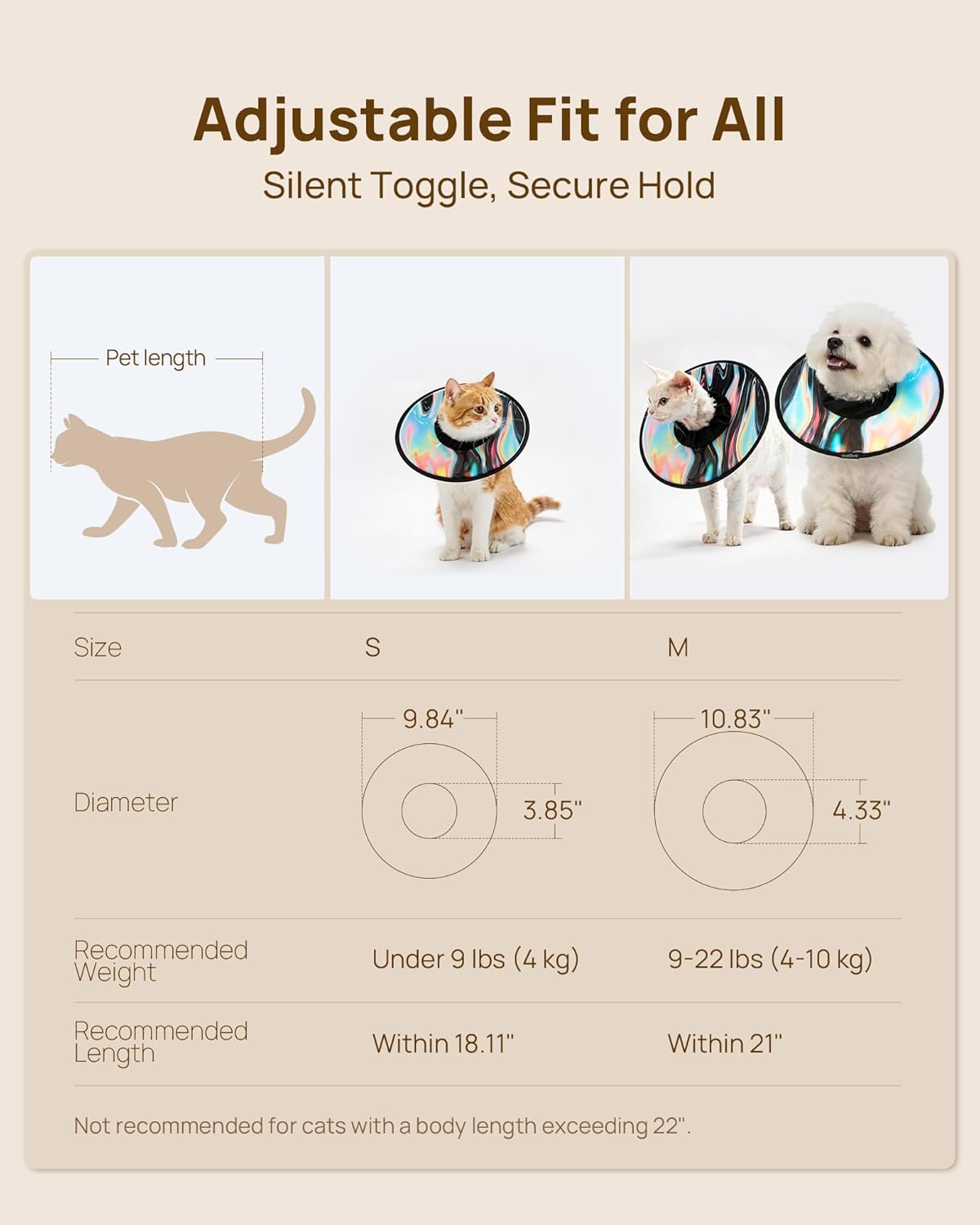 Adjustable Soft Cat Cone Collar