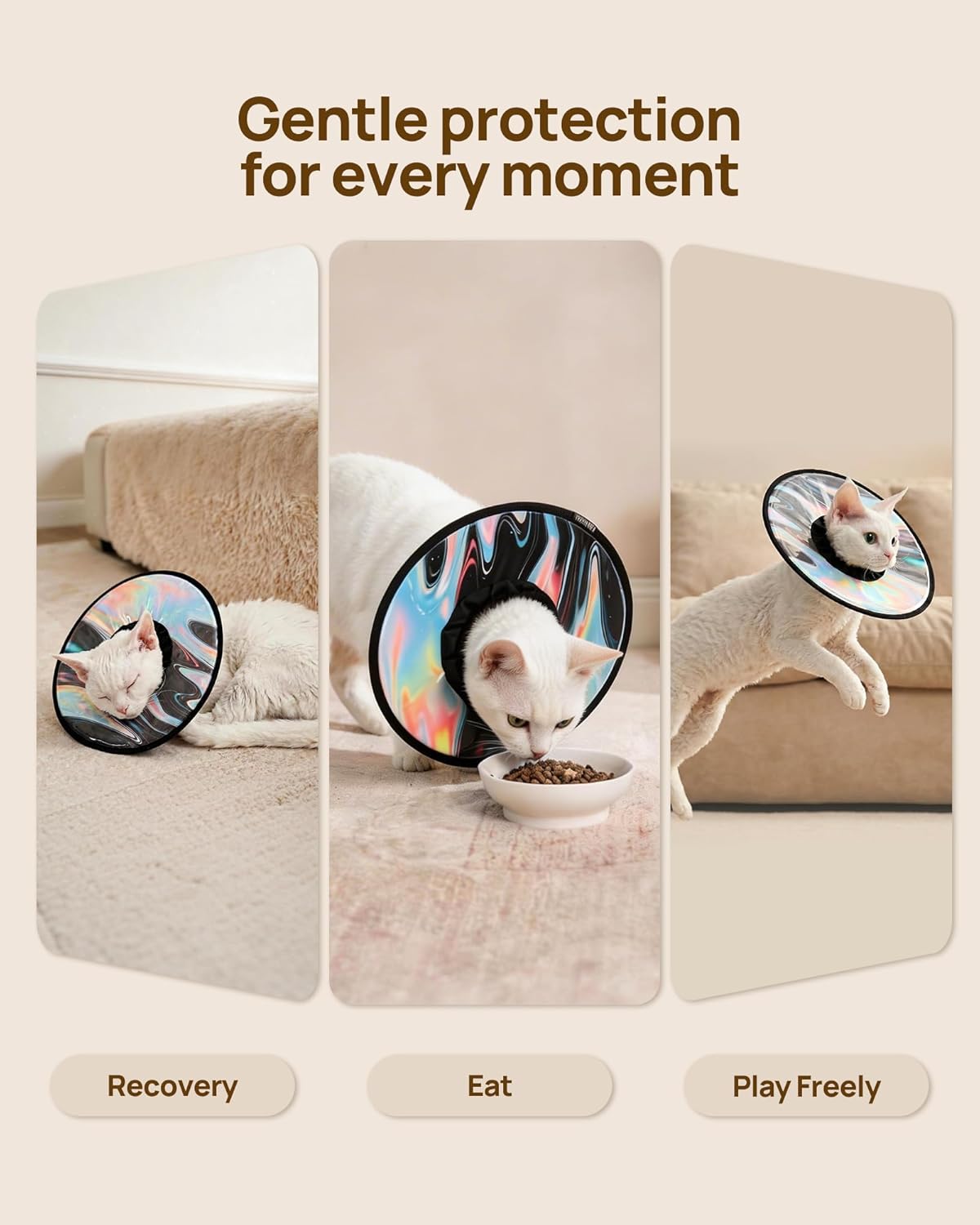 Adjustable Soft Cat Cone Collar