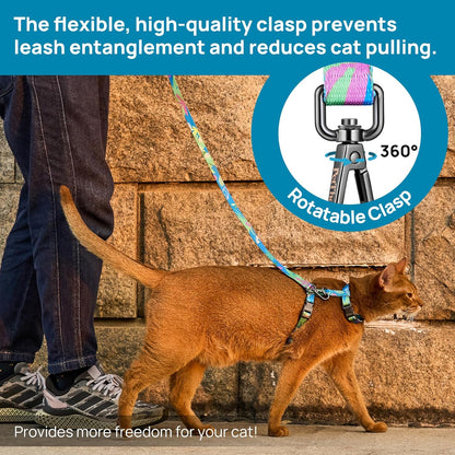 Escape Proof Cat Harness and Leash Set
