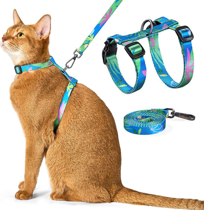 Escape Proof Cat Harness and Leash Set