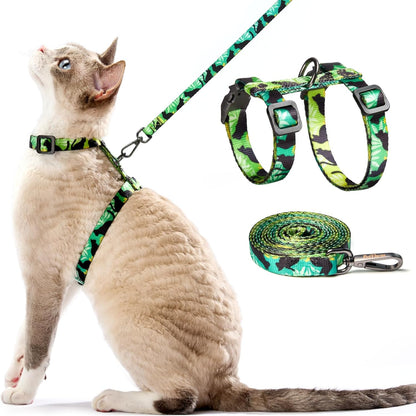 Escape Proof Cat Harness and Leash Set