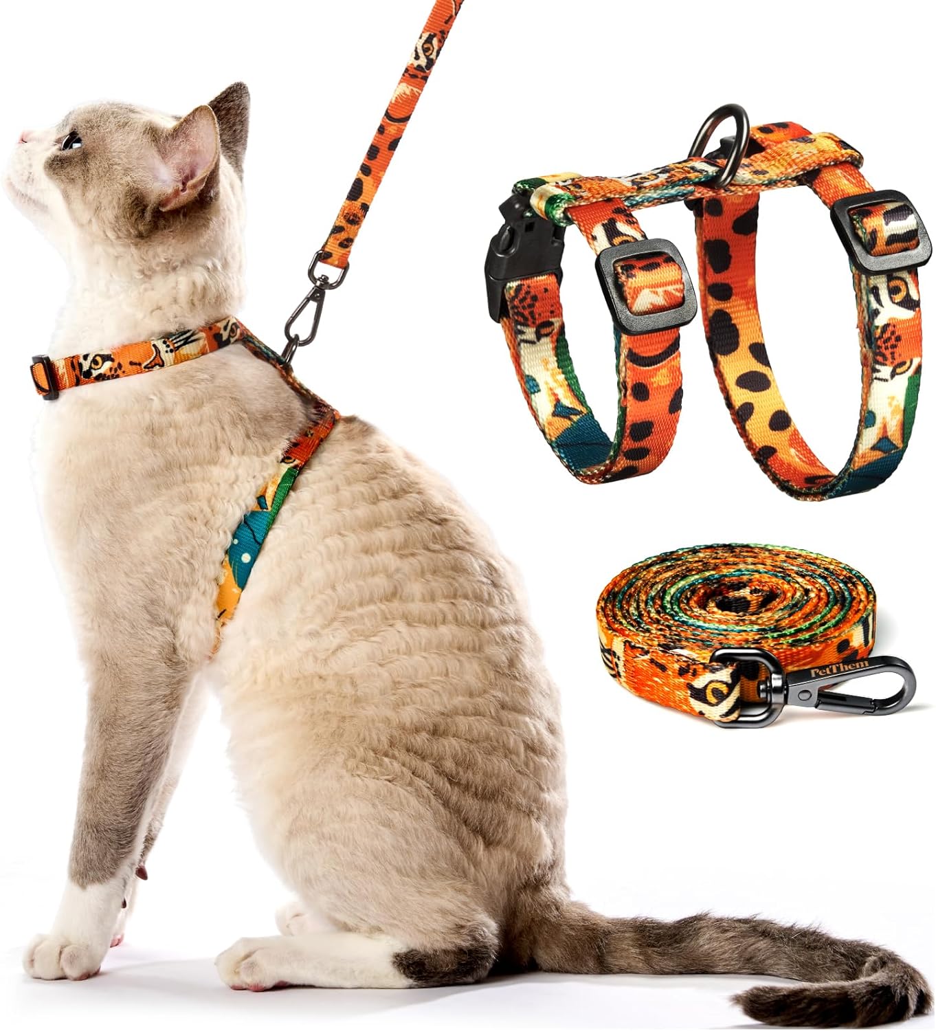 Escape Proof Cat Harness and Leash Set