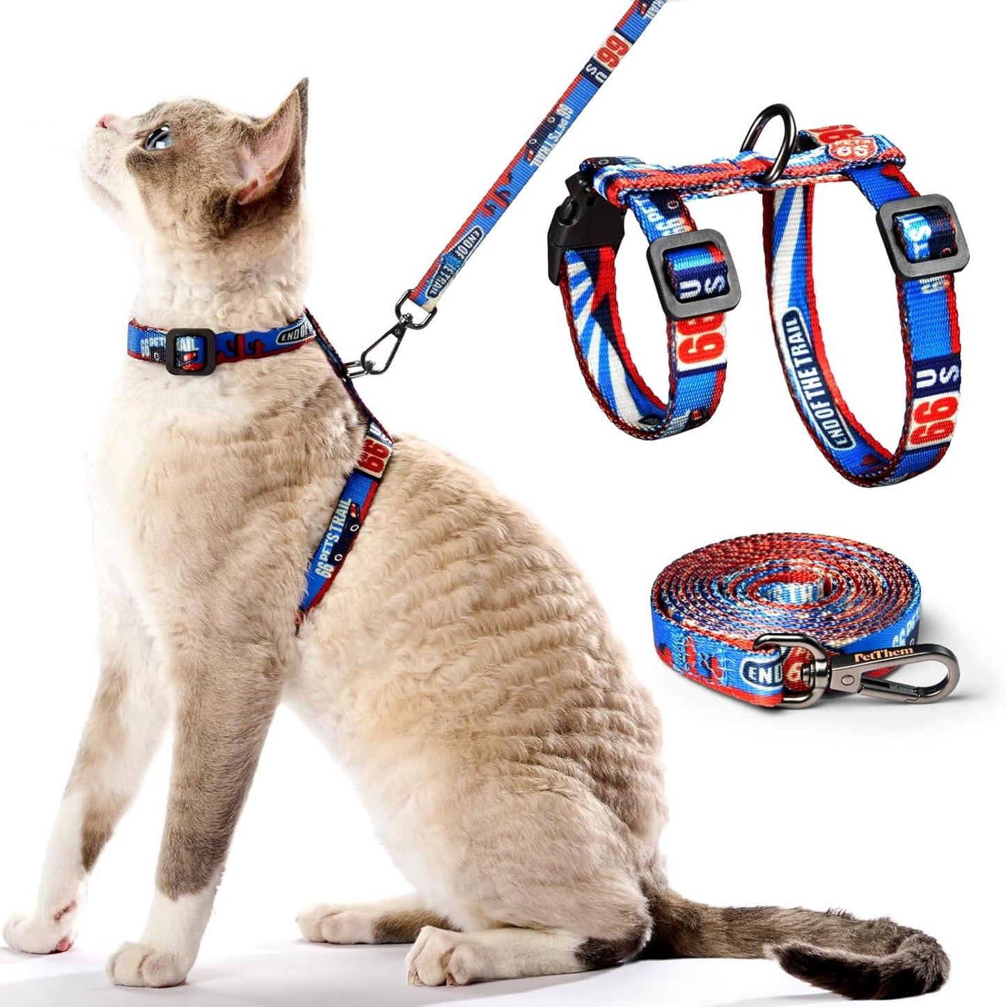 Escape Proof Cat Harness and Leash Set